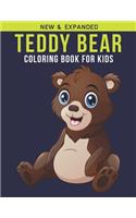 Teddy Bear Coloring Book For Kids