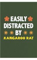 Easily Distracted By Kangaroo Rat: A Nice Gift Idea For Kangaroo Rat Lovers Funny Gifts Journal Lined Notebook 6x9 120 Pages
