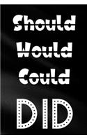 Should Would Could Did