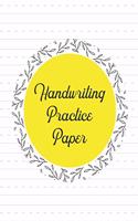 Handwriting Practice Paper: Notebook with Dotted Lined And Blank Writing Sheets for K-3 Students