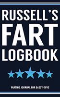Russell's Fart Logbook Farting Journal For Gassy Guys