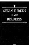 Geniale Ideen einer Brauerin Notizbuch