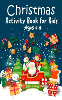 Christmas Activity Book for Kids Ages 4-8