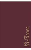 2018 - 2019 Daily Planner: Academic Year Planner / Yearly, Monthly, Weekly & Daily Spread / Organizer / Calendar Book / Journal / Diary / Daily Agenda, Office supplies, Back t(Daily, Monthly & Yearly Planners Collection)