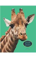 2018 2019 15 Months Giraffe Daily Planner