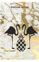 Gratitude Journal: For Travel, Funny Tropical Flamingo Pineapple Journal to Write In, Small Notebook for Writing and Notes