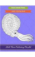 Ocean Animals Theme: Adult Coloring Book