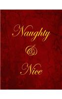 Naughty & Nice: Blank Lined Notebook, 100 Pages