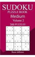 300 Medium Sudoku Puzzle Book