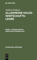 Grundlegung, Wirtschaftskreislauf