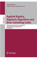 Applied Algebra, Algebraic Algorithms and Error-Correcting Codes