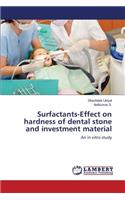Surfactants-Effect on hardness of dental stone and investment material
