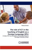 Role of Ict in the Teaching of English as a Foreign Language (Efl)