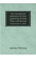 An inaugural address at the opening of the Troy university September 9, 1858: (English)