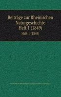 Beitrage zur Rheinischen Naturgeschichte
