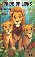 Pride Of Lions Coloring book