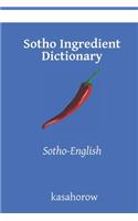 Sotho Ingredient Dictionary
