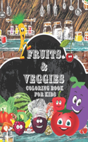 Fruits & Veggies Coloring Book For Kids