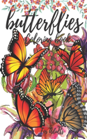 Butterflies Coloring Book For Adults