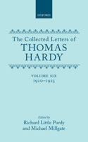 The Collected Letters of Thomas Hardy: Volume 6: 1920-1925
