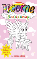 Livre De Coloriage De Licornes Pour Les Enfants De 4 à 8 Ans