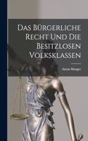 Bürgerliche Recht und die Besitzlosen Volksklassen