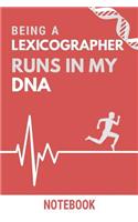 Being a Lexicographer Runs In My DNA Notebook