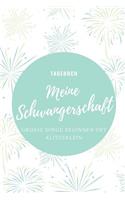 Meine Schwangerschaft Große Dinge Beginnen Oft Klitzeklein Tagebuch: A5 Notizbuch kariert als Geschenk für Schwangere - Geschenkidee für werdene Mütter - Schwangerschafts-tagebuch - Kalender - Erinnerungsalbum