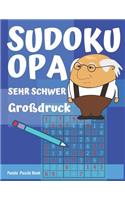 Sudoku Opa - Sehr Schwer - großdruck