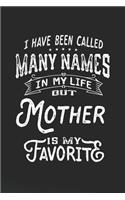 I Have Been Called Many Names in Life But Mother Is My Favorite
