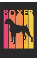 Boxer Journal - Vintage Boxer Notebook - Gift for Boxer Lovers