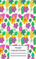 Pineapple Composition Notebook: Cacti Succulent Plants Writing Pages