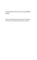 Analysis of Migration Characteristics of Children Served Under the Migrant Education Program