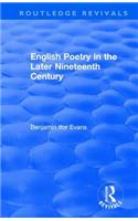 Routledge Revivals: English Poetry in the Later Nineteenth Century (1933)