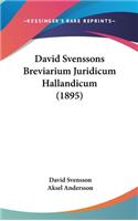 David Svenssons Breviarium Juridicum Hallandicum (1895)