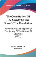 The Constitution of the Society of the Sons of the Revolution