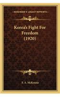 Korea's Fight for Freedom (1920)