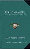 Public Speaking