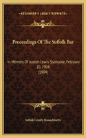 Proceedings Of The Suffolk Bar