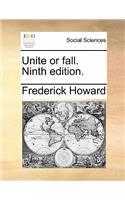 Unite or Fall. Ninth Edition.