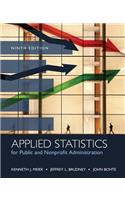 Applied Statistics for Public and Nonprofit Administration