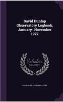 David Dunlap Observatory Logbook, January- November 1972