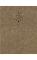 Monogram "U" Grid Sketchbook