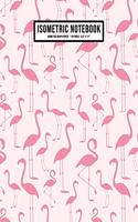 Flamingo Isometric Graph Paper Notebook