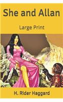 She and Allan: Large Print