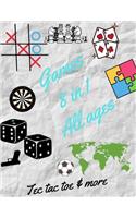 Tec tac toe & more Games 8 in 1 All ages