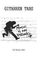 Gitarren Tab Heft 110 Seiten