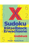 X Sudoku Rätselblock Erwachsene Großdruck: Sudoku Irregular - Rätselbuch In Großdruck