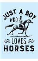 Just a Boy Who Loves Horses