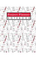 Project Planner Notebook: Project Management Forms, Project Management Workbook, Project Planner Notebook, Organize Notes, To Do, Ideas, Follow Up, Cute Paris & Music Cover(50 Project Planner Notebook)